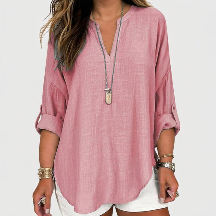 Katya | Vloeiende Elegante Strandshirt