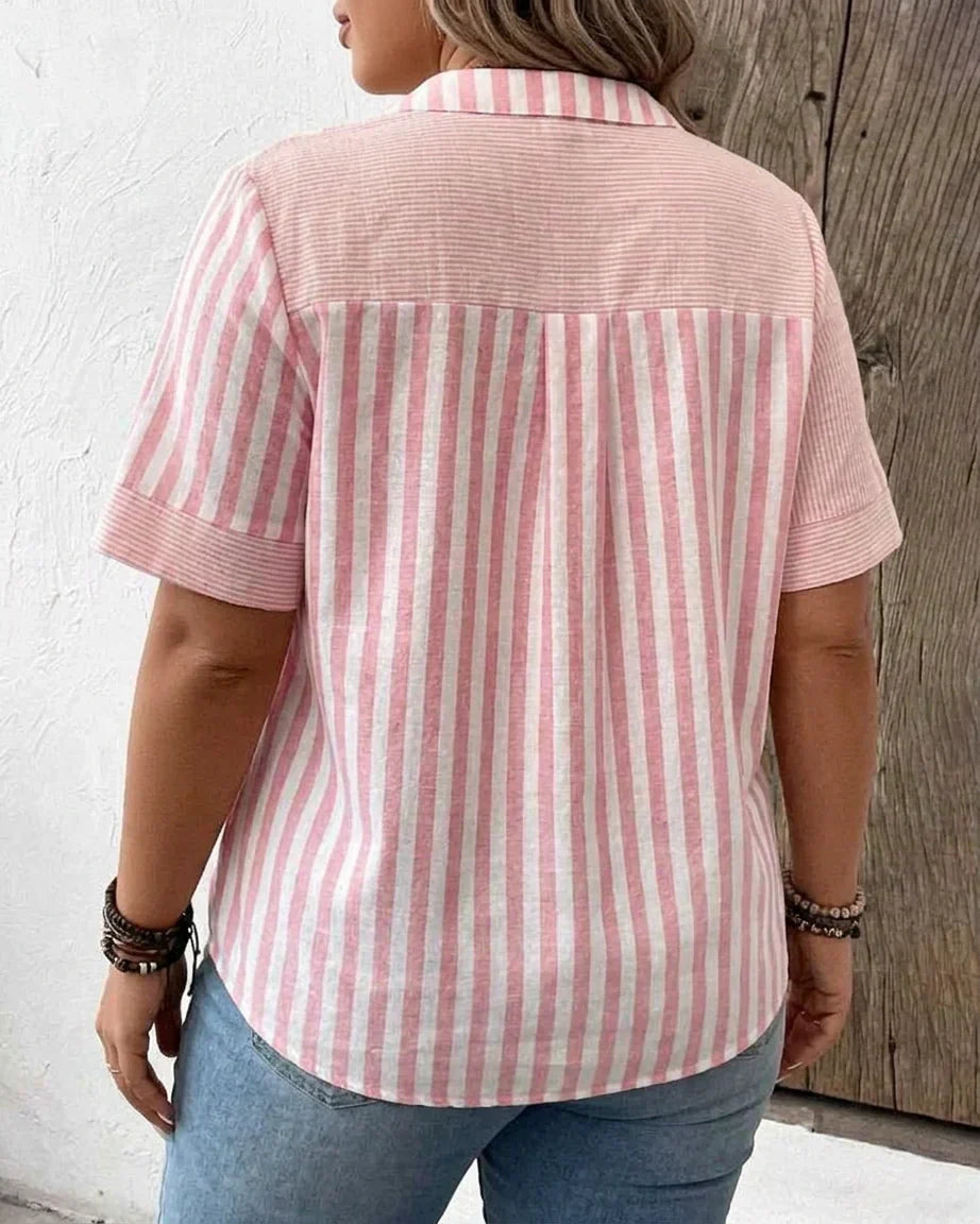 Frankie | Zachte Gestreepte Blouse
