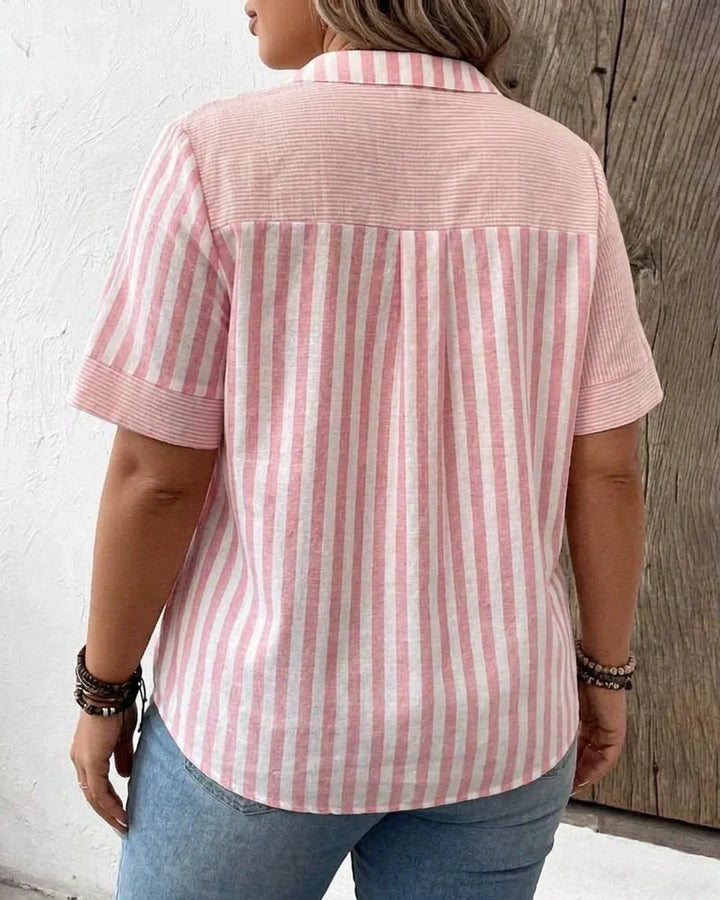 Frankie | Zachte Gestreepte Blouse