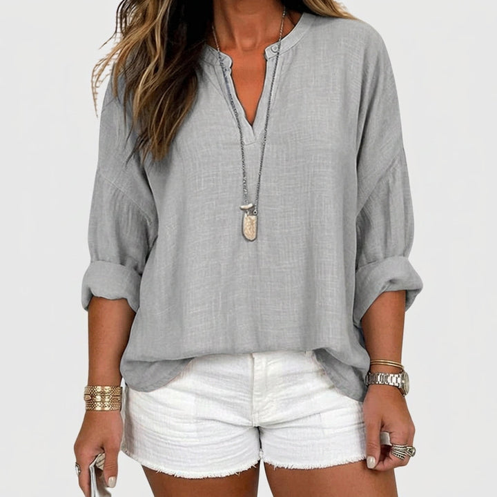 Katya | Vloeiende Elegante Strandshirt