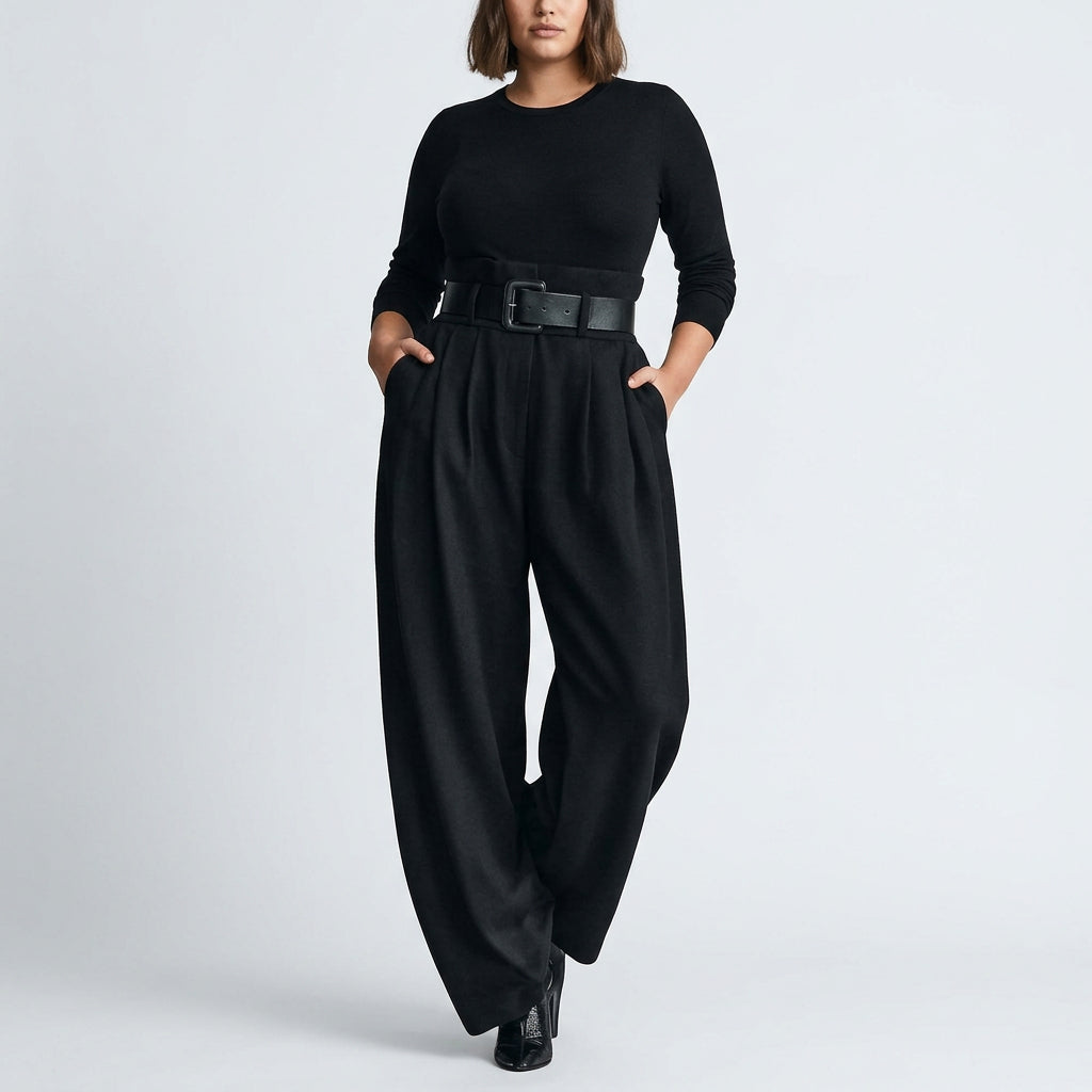 Aisha Jumpsuit met Hoge Hals