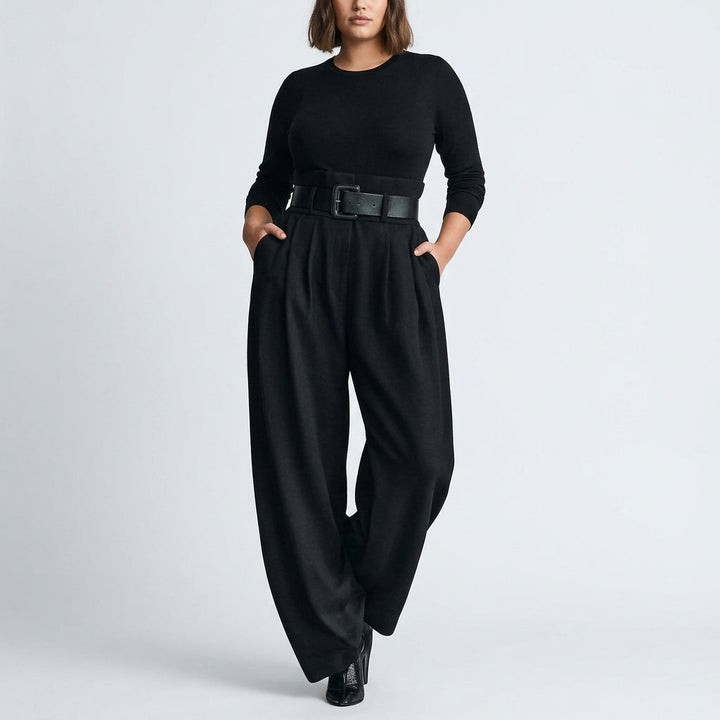 Aisha Jumpsuit met Hoge Hals