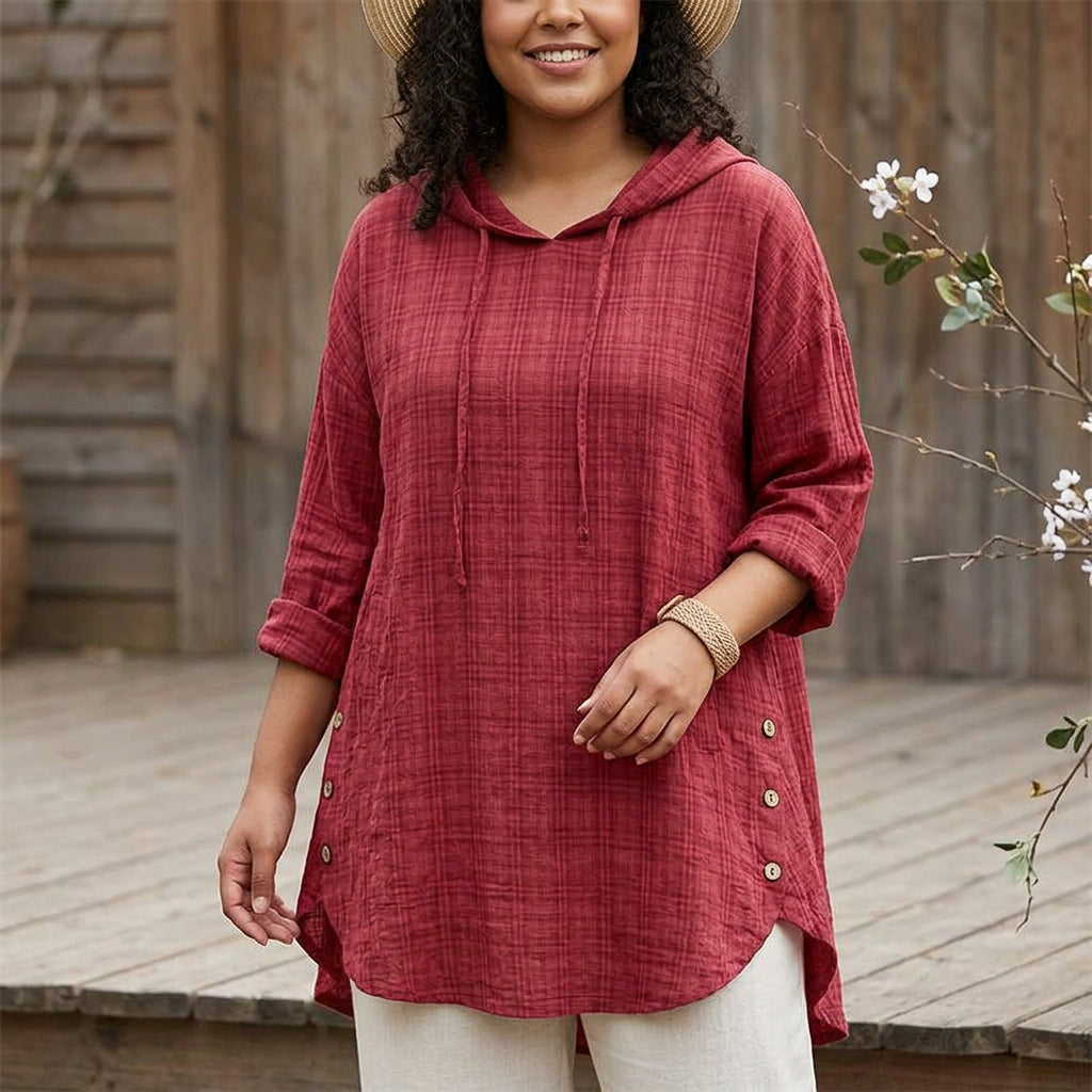 Amaya Geruite Hoodie: Een Cozy Everyday Style