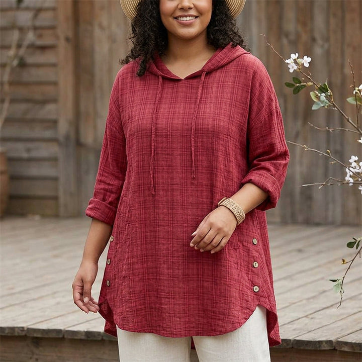 Amaya Geruite Hoodie: Een Cozy Everyday Style