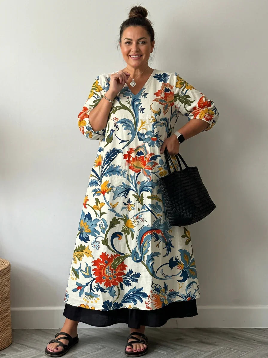 Elegante Jurk met Tiana Print