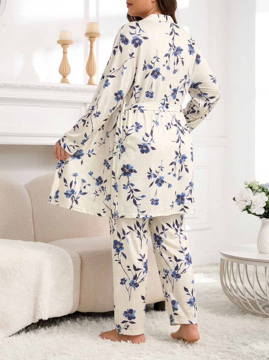 Nadya | Vintage Bloemen Pyjama Set