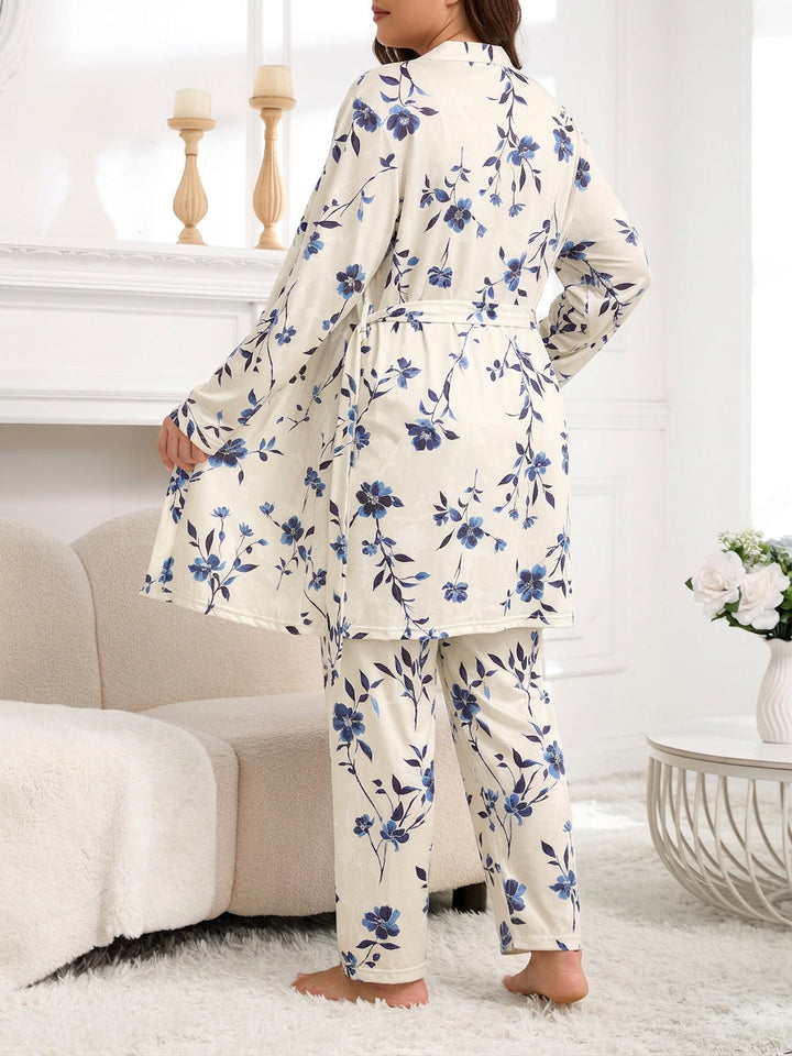 Nadya | Vintage Bloemen Pyjama Set
