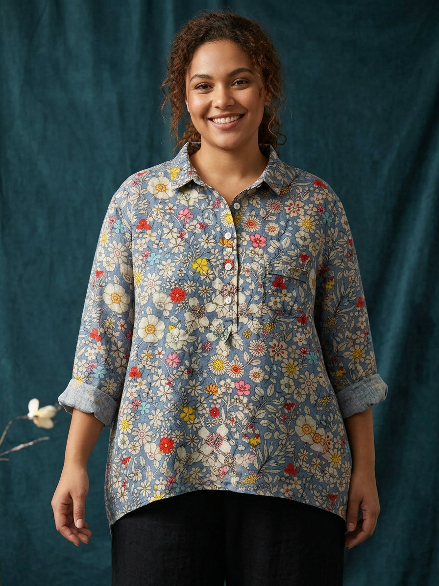 Bria | Bloemenblouse