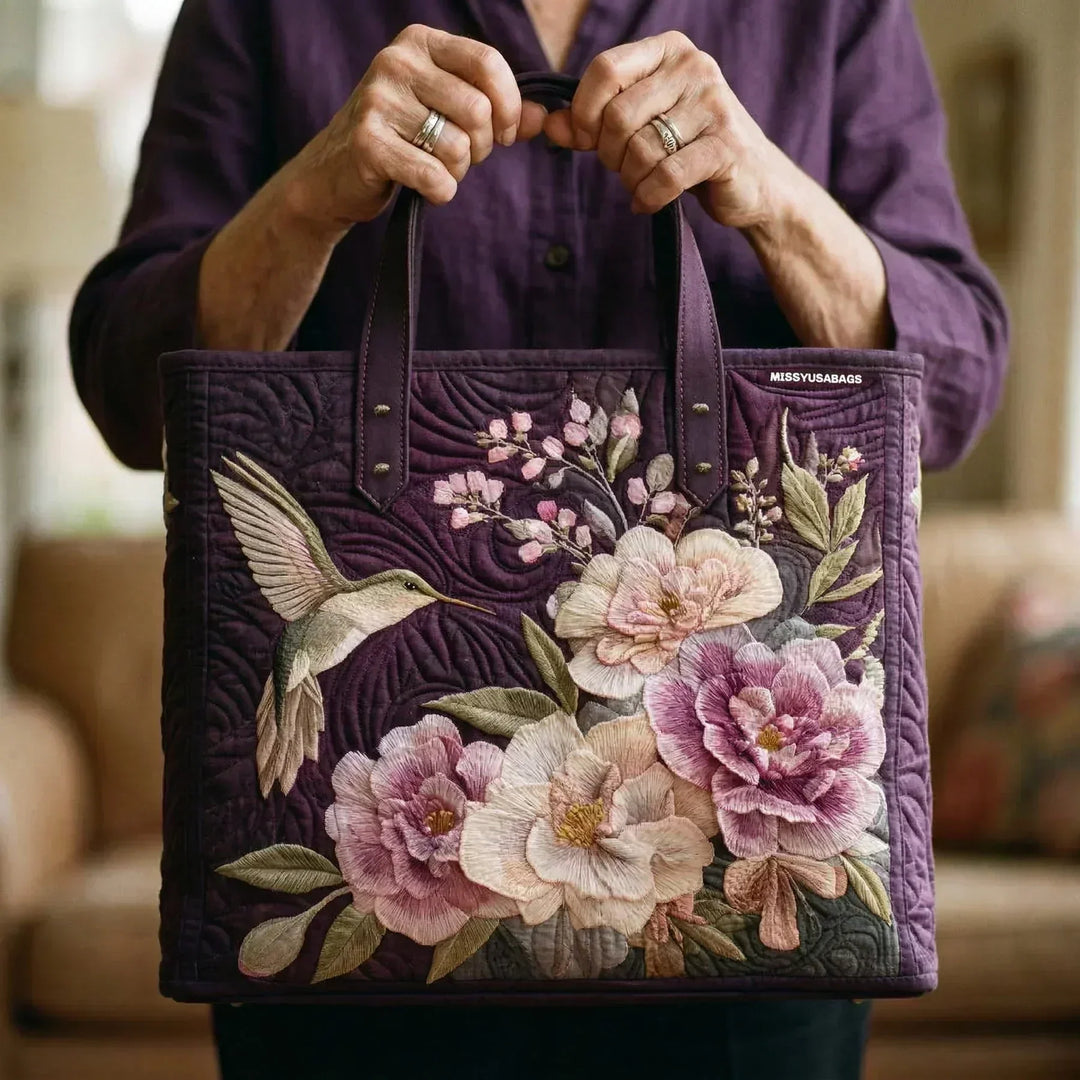 Fern Artisan Bag - Kolibries en Orchideeën