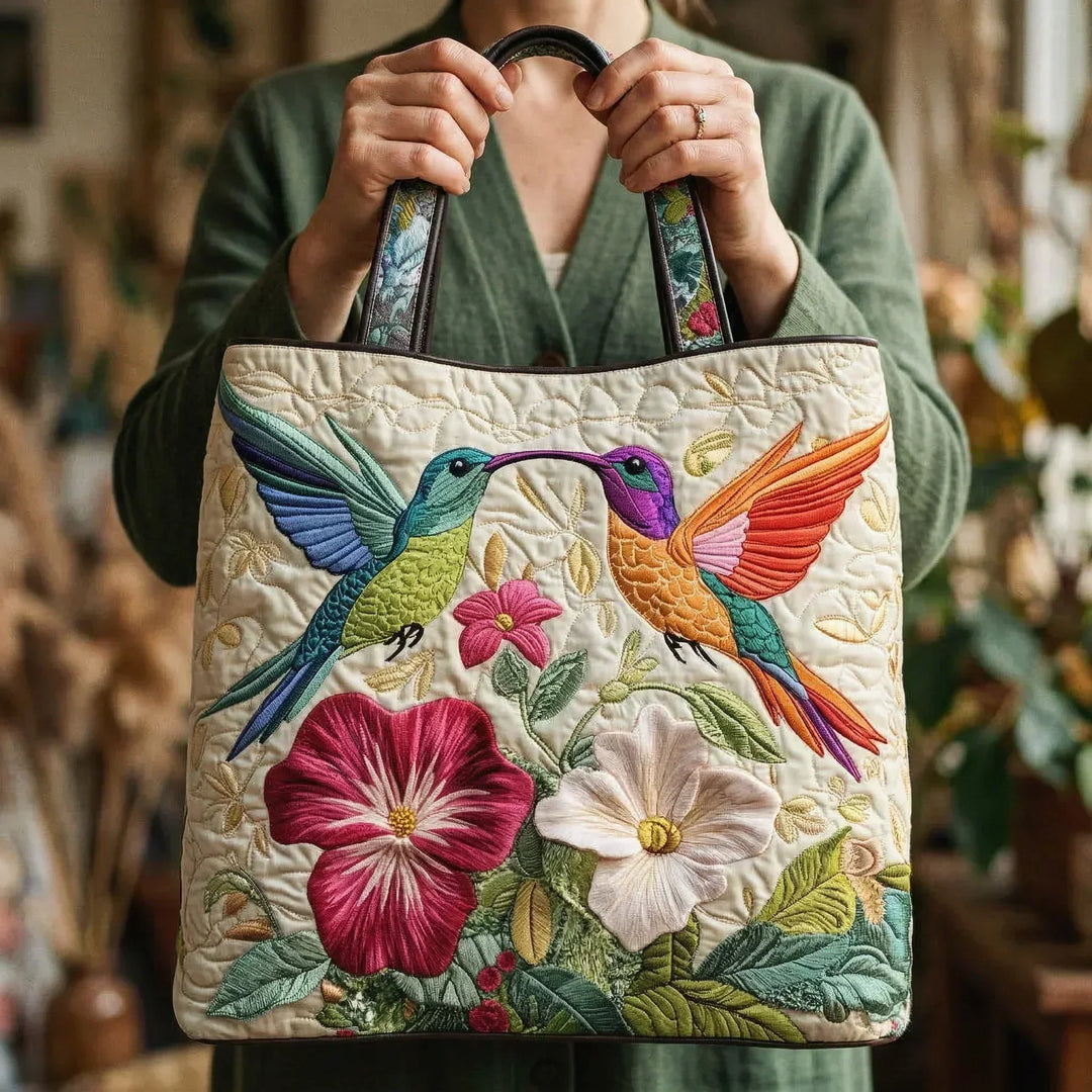 Tabitha Tas - Kolibrie en Witte Bloemen