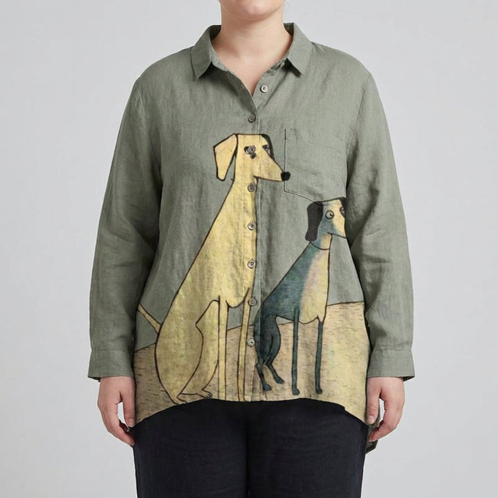 Ondine | Elegante linnen zomerblouse