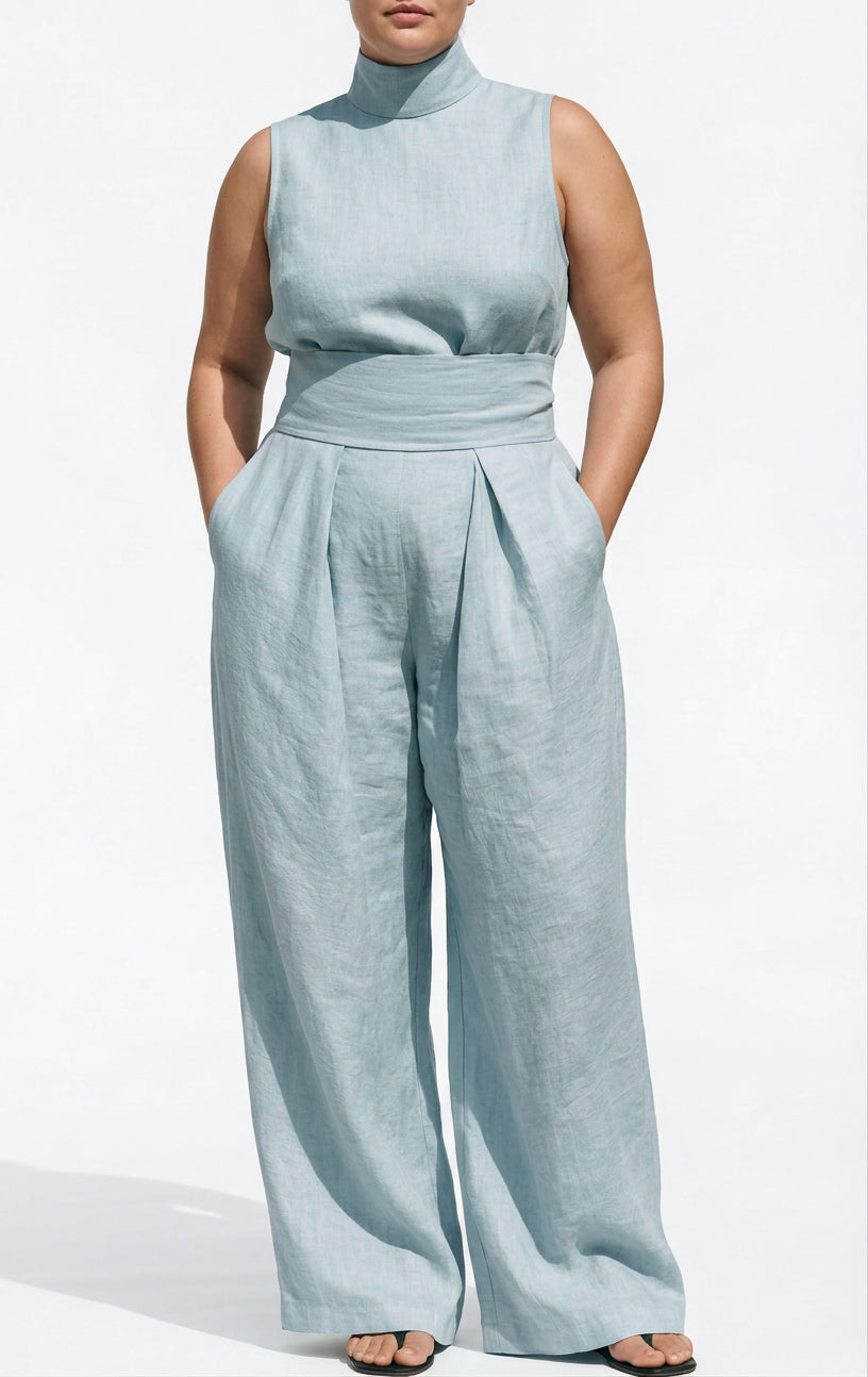 Astrid - Co-ord Set Minimalistisch Linnen