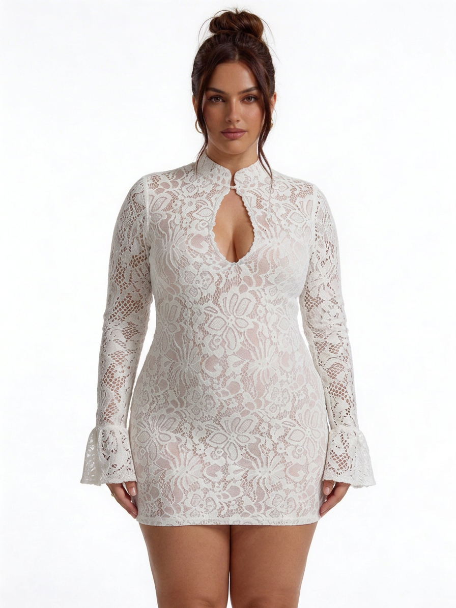Sylvie - Kanten Bodycon Mini-jurk