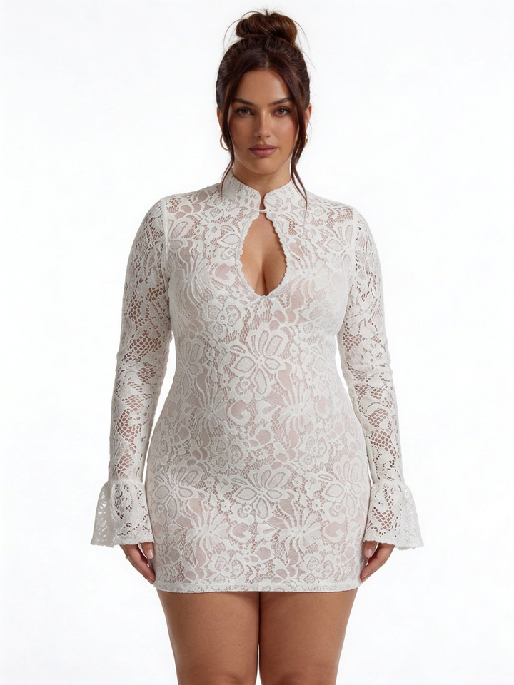 Sylvie - Kanten Bodycon Mini-jurk