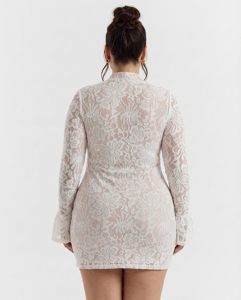 Sylvie - Kanten Bodycon Mini-jurk