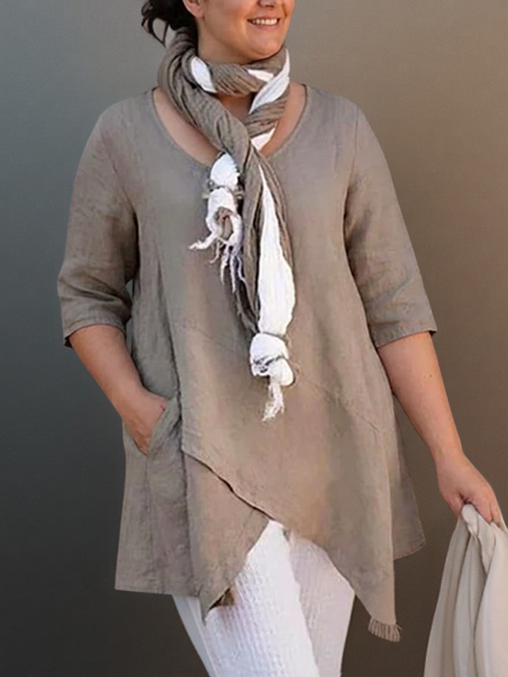 Maggie┃Casual A-Shape Wrap Tuniek