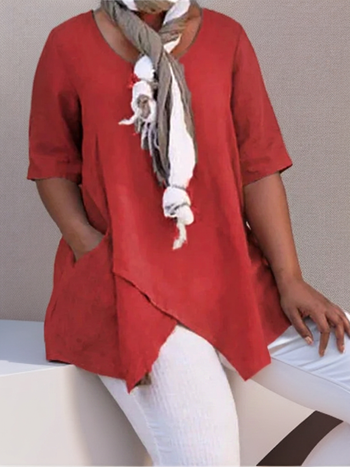 Maggie┃Casual A-Shape Wrap Tuniek