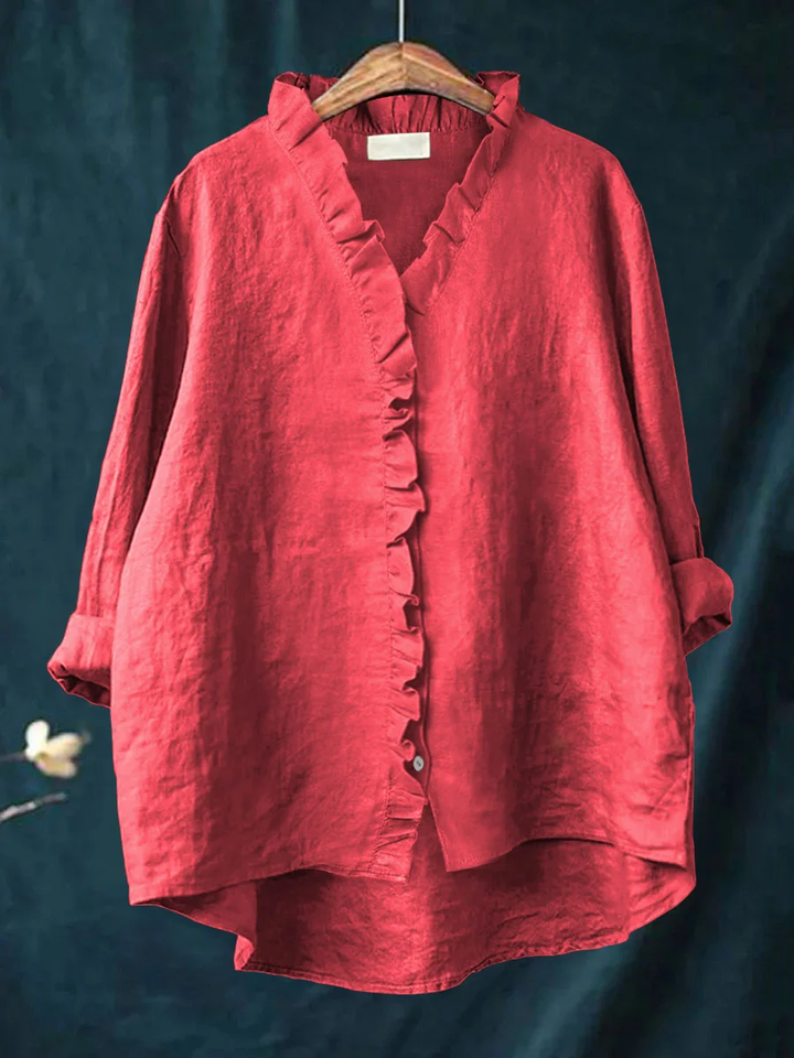 Briar | Zachte Rimpel Blouse