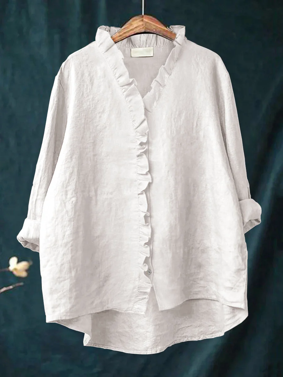 Briar | Zachte Rimpel Blouse