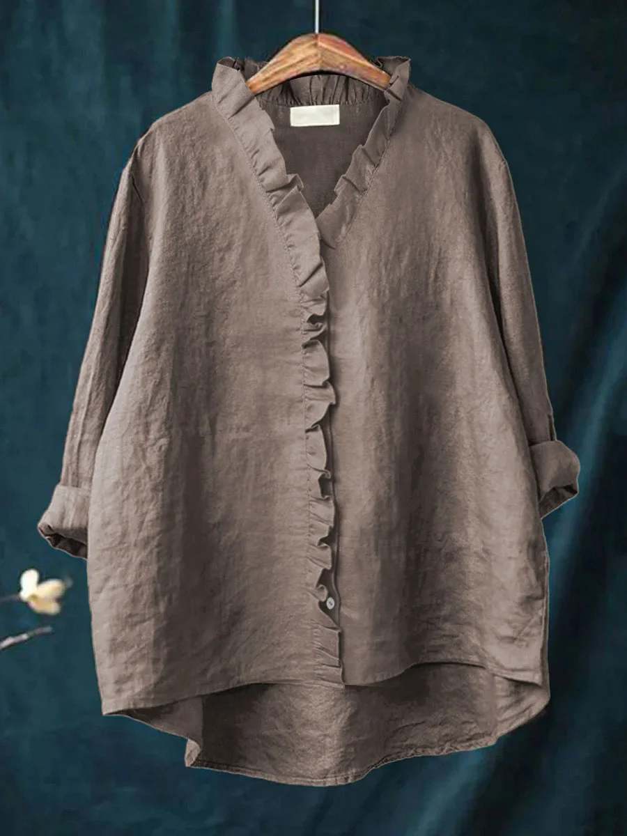 Briar | Zachte Rimpel Blouse