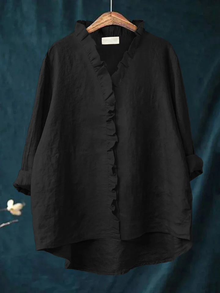Briar | Zachte Rimpel Blouse
