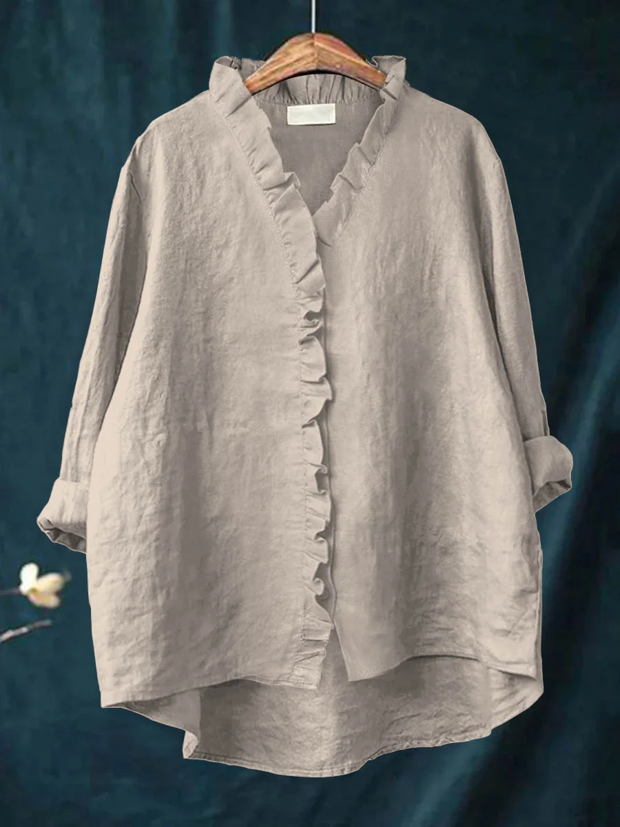 Briar | Zachte Rimpel Blouse