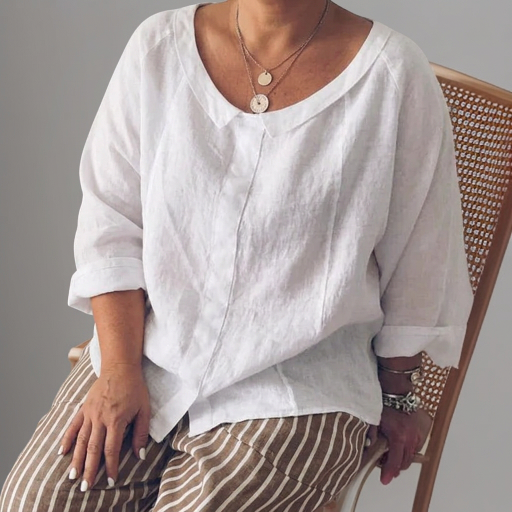 Monroe | Losse blouse met lange mouwen