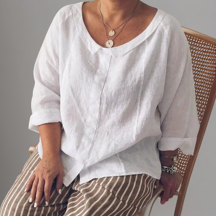 Monroe | Losse blouse met lange mouwen