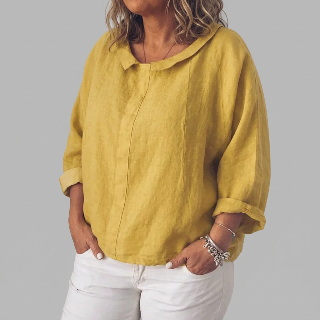 Monroe | Losse blouse met lange mouwen