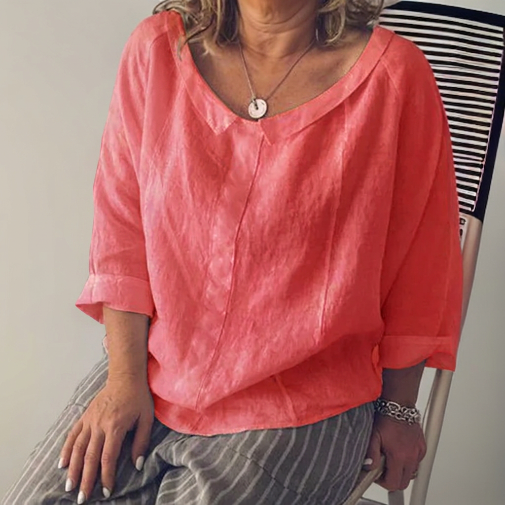 Monroe | Losse blouse met lange mouwen