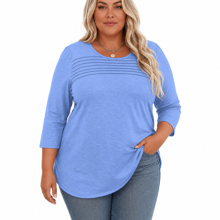 ALLISON | Casual Geplooide Voorjaars Top
