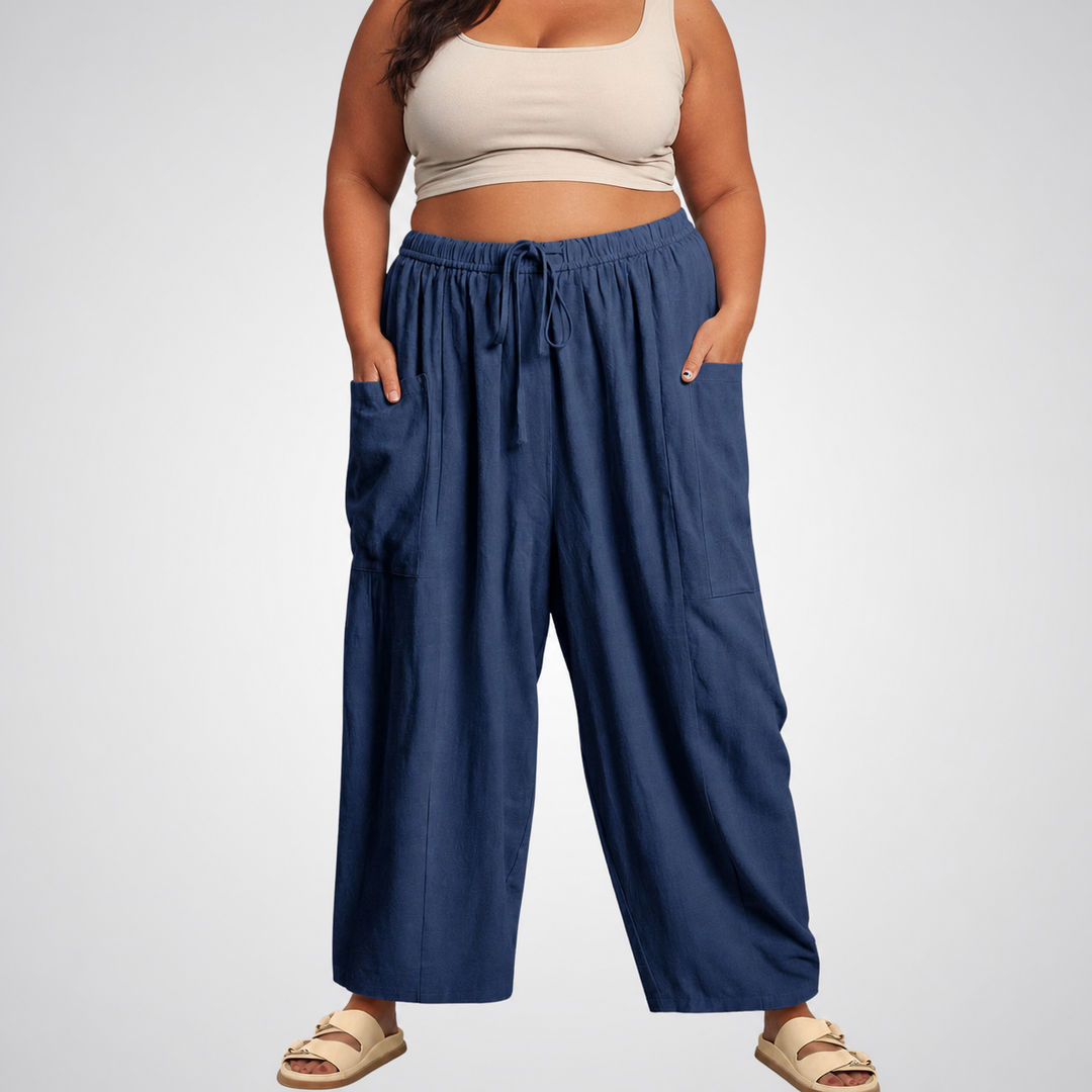 ELENA | Comfortbroek met Wijde Pijpen