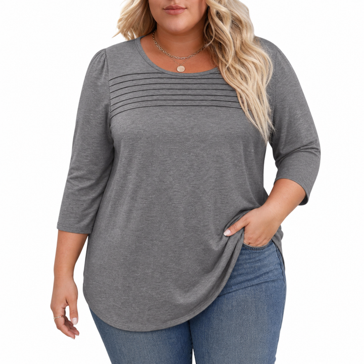 ALLISON | Casual Geplooide Voorjaars Top