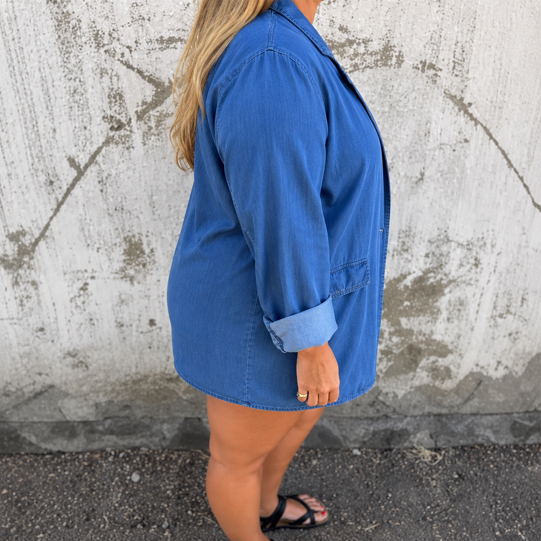 Sarah | Moeiteloze Denim Blazer
