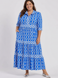 HAZEL | Midi-jurk met kettinglink