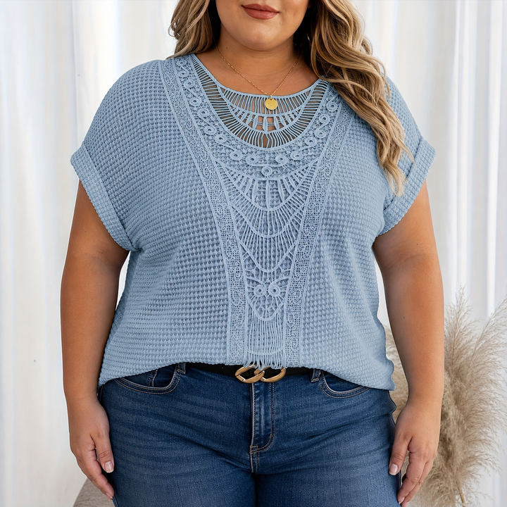 Violet | Gedetailleerde Gebreide Top