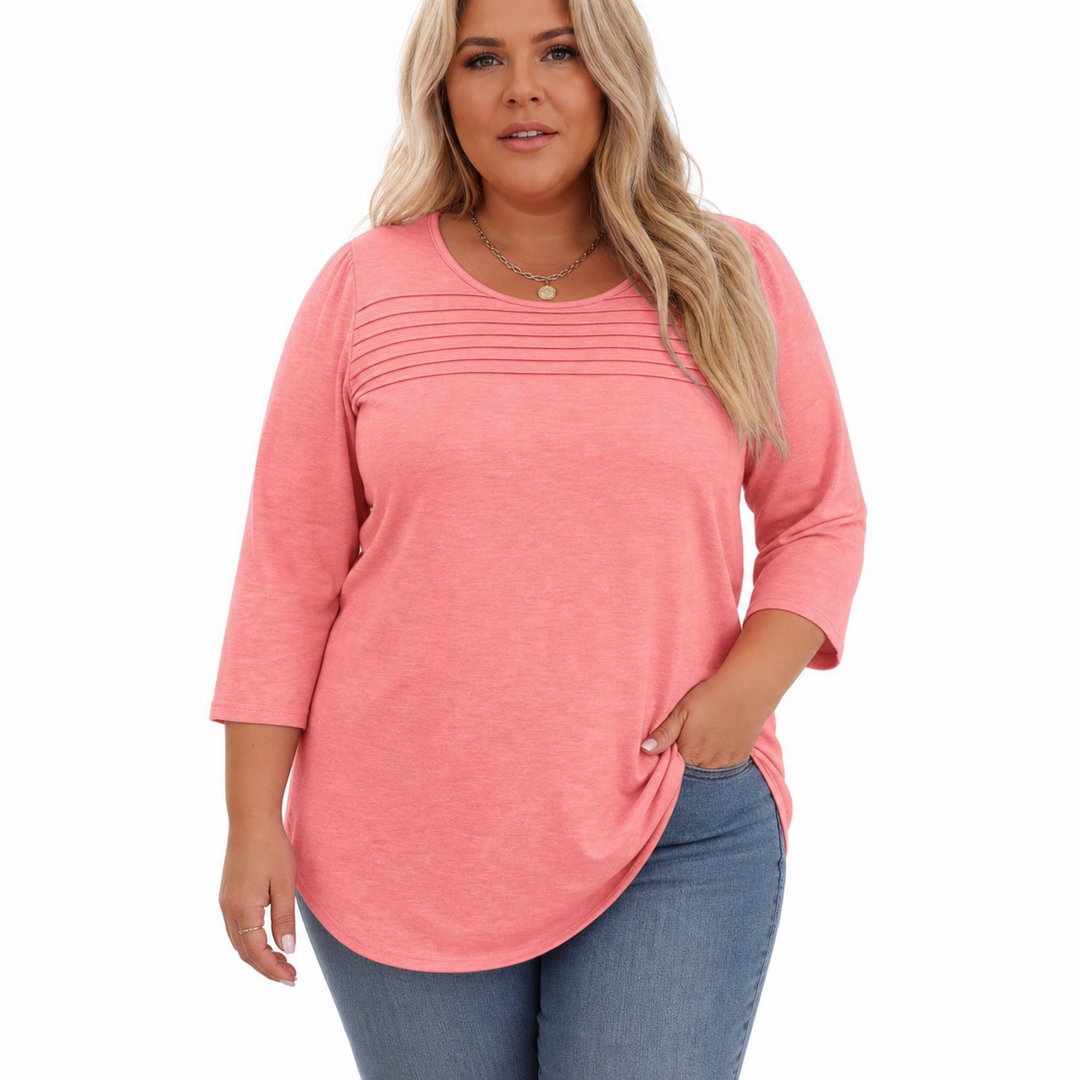 ALLISON | Casual Geplooide Voorjaars Top