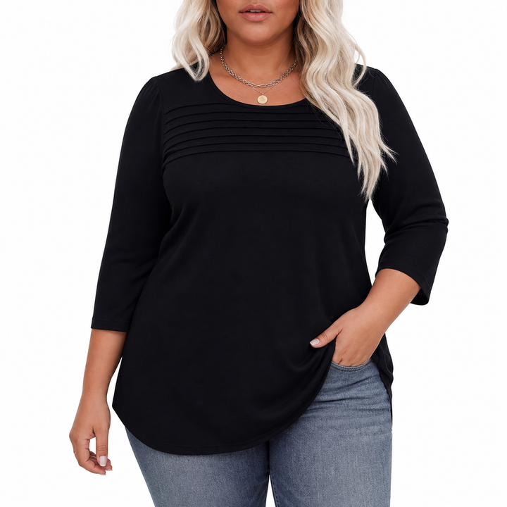 ALLISON | Casual Geplooide Voorjaars Top