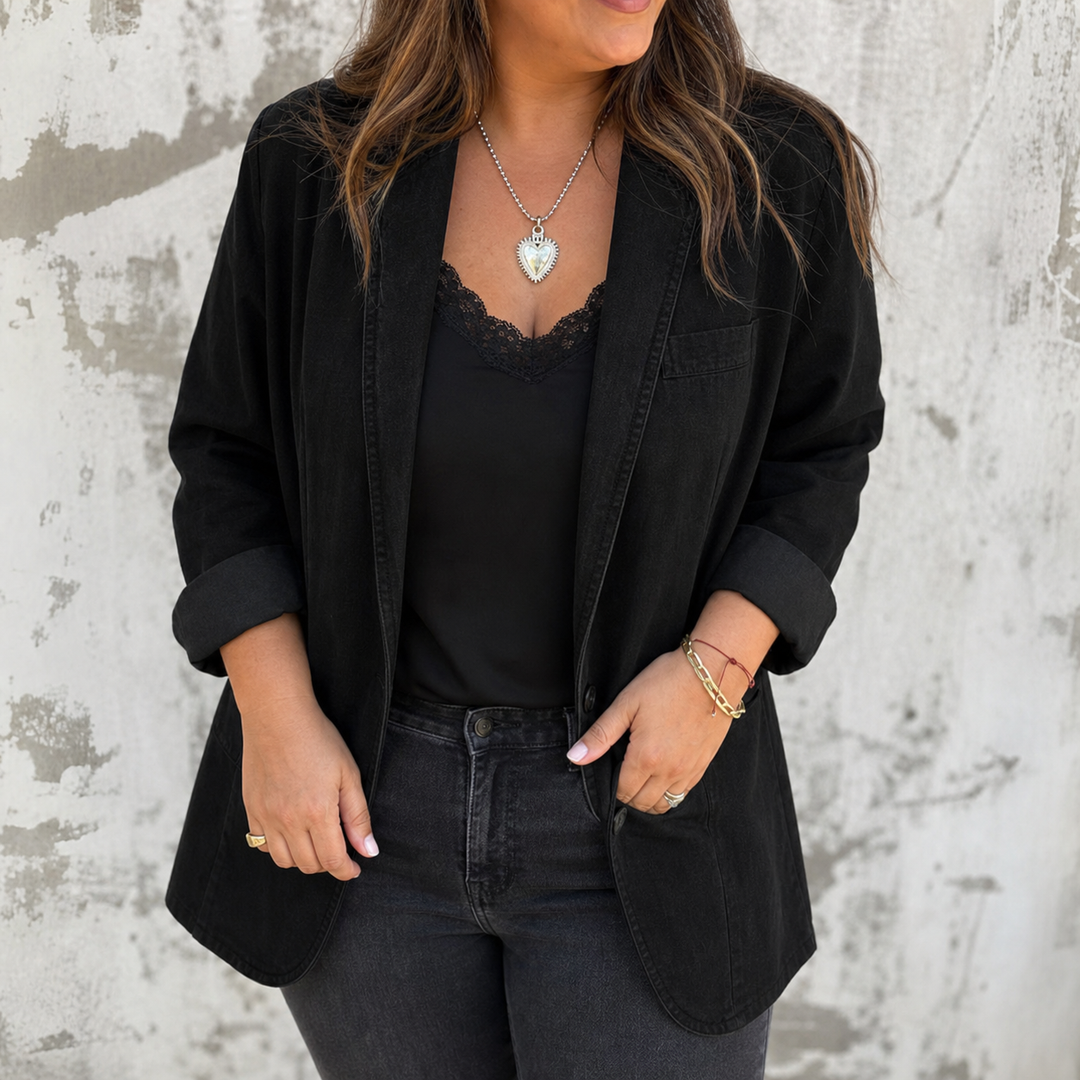 Sarah | Moeiteloze Denim Blazer