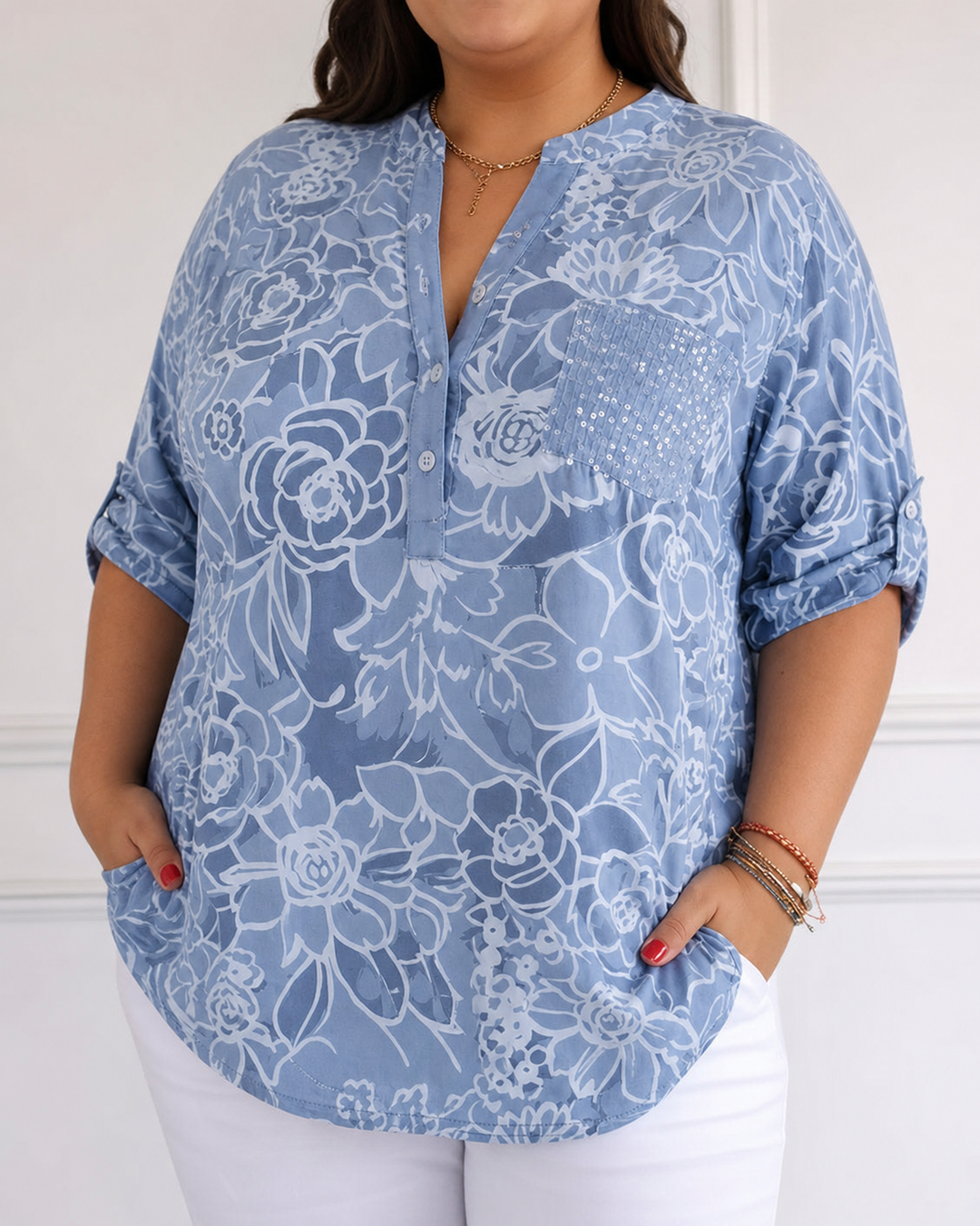 Camila | Elegante Blouse met Zak