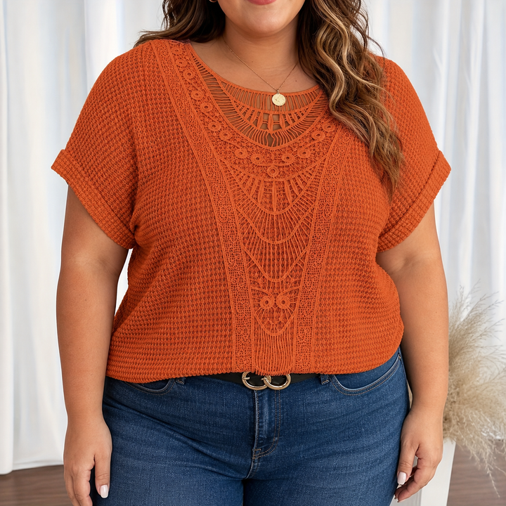 Violet | Gedetailleerde Gebreide Top