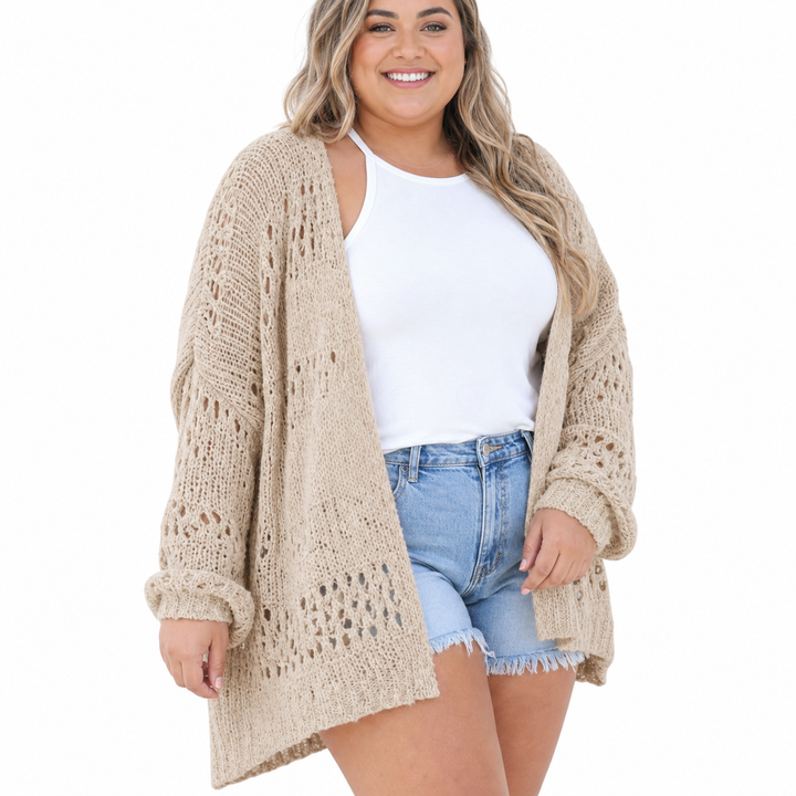 NAOMI | Lichtgewicht Oversized Boho Zomer Cardigan