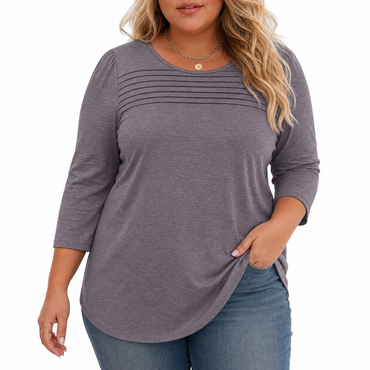 ALLISON | Casual Geplooide Voorjaars Top