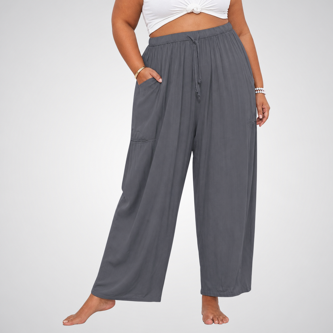 ELENA | Comfortbroek met Wijde Pijpen