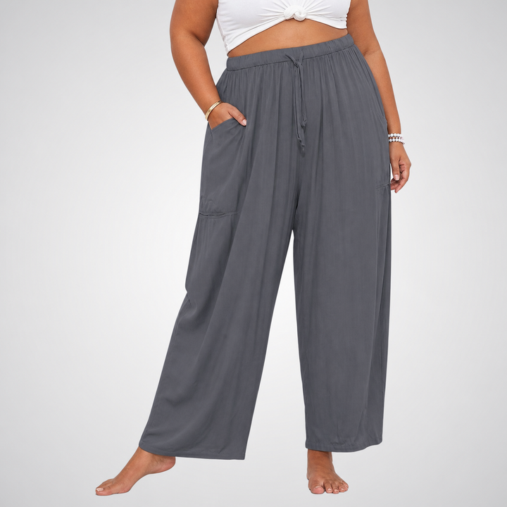 ELENA | Comfortbroek met Wijde Pijpen