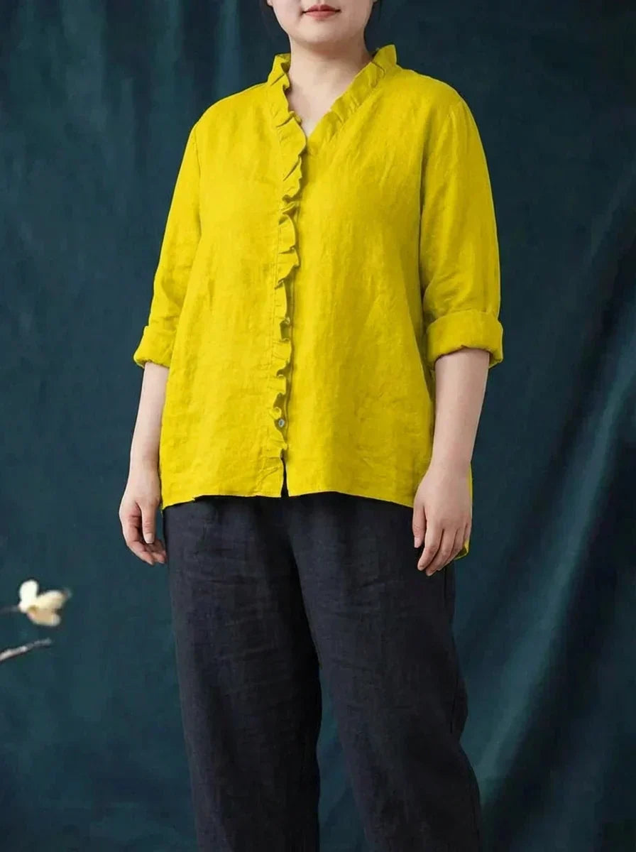 Shiloh | Elegante Linnen Zomerblouse