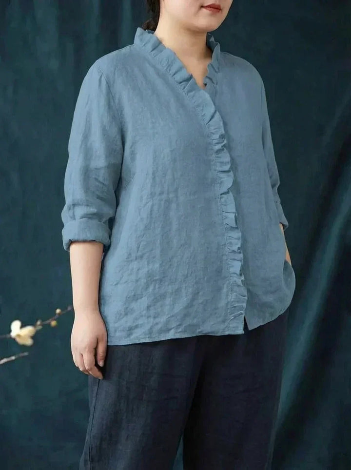 Shiloh | Elegante Linnen Zomerblouse