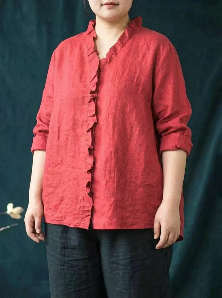Shiloh | Elegante Linnen Zomerblouse