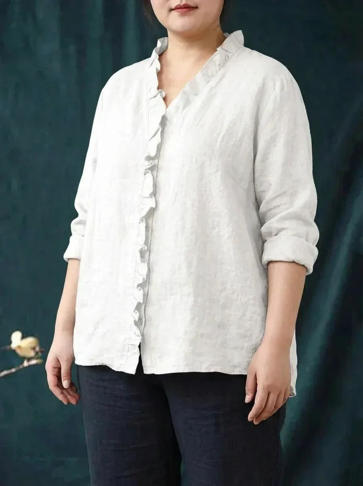 Shiloh | Elegante Linnen Zomerblouse
