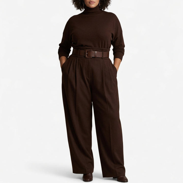 Aisha Jumpsuit met Hoge Hals